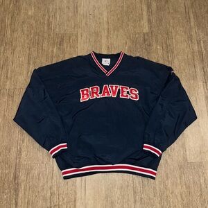 Vintage Y2K MLB Atlanta Braves Crewneck - XL